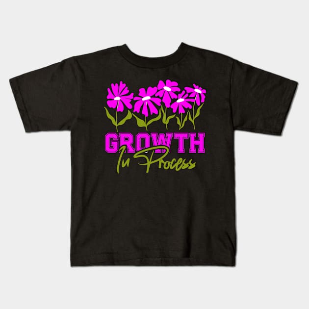 Growth in process Kids T-Shirt by click2print